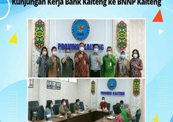 Kunjungan Kerja Bank Kalteng Ke BNNP Kalteng Kunjungan Kerja Bank Kalteng Ke BNNP Kalteng