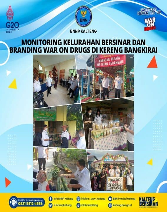 Monitoring Kelurahan Bersinar dan Branding War On Drugs di Kereng Bangkirai Monitoring Kelurahan Bersinar dan Branding War On Drugs di Kereng Bangkirai