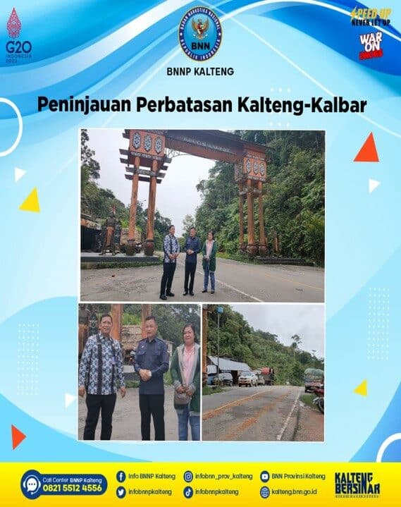 Peninjauan Perbatasan Kalteng-Kalbar Peninjauan Perbatasan Kalteng-Kalbar