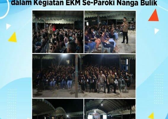 Kepala BNNP Kalteng Menjadi Narasumber Dalam Ekm Se-paroki Nanga Bulik