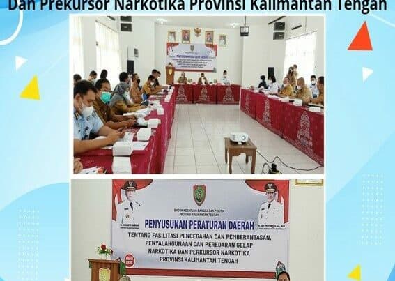 Kegiatan Penyusunan Peraturan Daerah Tentang Fasilitasi P4GN Dan Prekursor Narkotika Provinsi Kalimantan Tengah