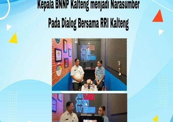 BNNP Kalteng Menjadi Narasumber Pada Dialog Bersama RRI Kalteng
