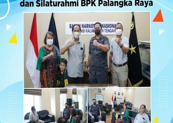 Kepala BNNP Kalteng Menerima Audiensi dan Silaturahmi BPK Palangka Raya