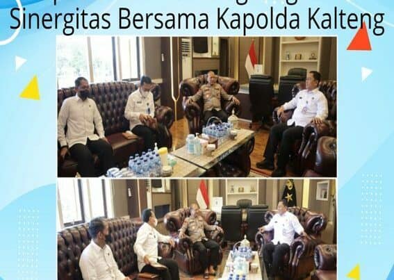 Kepala BNNP Kalteng Tingkatkan Sinergitas Bersama Kapolda Kalteng
