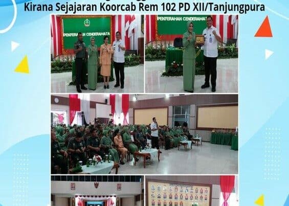 Kepala BNNP Kalteng Menjadi Narasumber Dalam Pertemuan Gabungan Anggota Persit Kartika Chandra Kirana Sejajaran Koorcab Rem 102 PD Xii/Tanjungpura