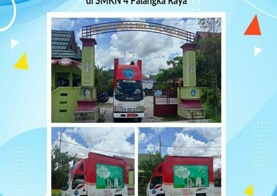 KIE Keliling BNNP Kalteng di SMKN-4 Palangka Raya