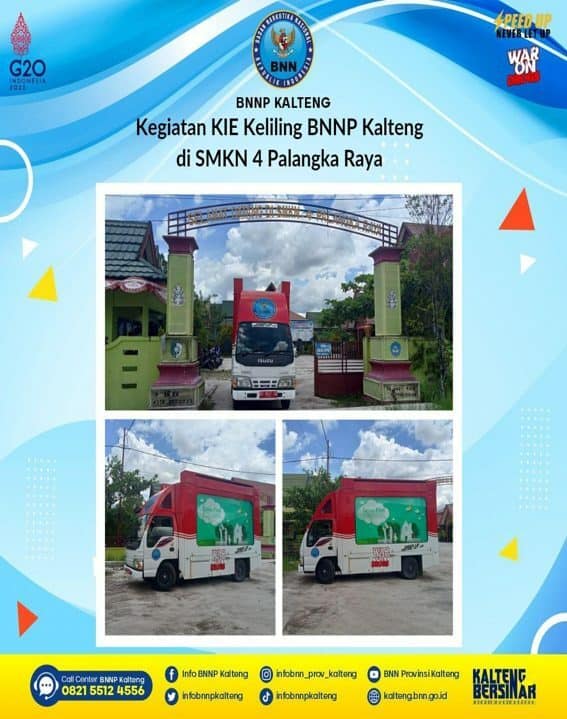 KIE Keliling BNNP Kalteng di SMKN-4 Palangka Raya KIE Keliling BNNP Kalteng di SMKN-4 Palangka Raya