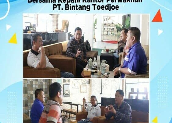 Kepala BNNP Kalteng Tingkatkan Sinergitas Bersama Kepala Kantor Perwakilan PT. Bintang Toedjoe