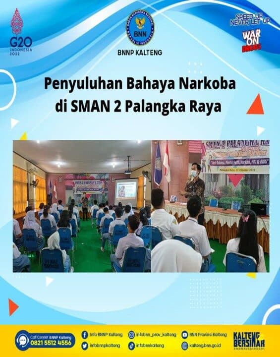 Kegiatan Penyuluhan Bahaya Narkoba Di SMAN 2 Palangka Raya Kegiatan Penyuluhan Bahaya Narkoba Di SMAN 2 Palangka Raya