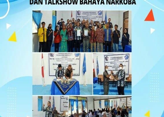 Kegiatan “Penandatanganan PKS Antara BNNP Kalteng Dengan STIE Kuala Kapuas dan Talkshow Bahaya Narkoba