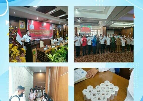 Kegiatan Sosialisasi P4GN Dan Pelaksanaan Deteksi Dini Melalui Tes Narkoba Bagi Komunitas ASN Anti Narkoba Provinsi Kalimantan Tengah