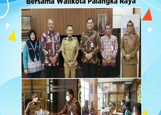 Kegiatan Kepala BNNP Kalteng Tingkatkan Sinergitas Bersama Walikota Palangka Raya