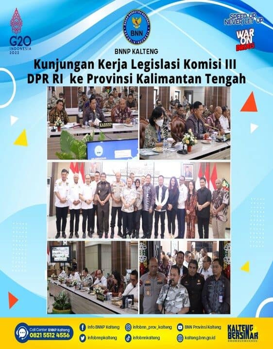 Kegiatan Kunjungan Kerja Legislasi Komisi III DPR RI Ke Provinsi Kalimantan Tengah Kegiatan Kunjungan Kerja Legislasi Komisi III DPR RI Ke Provinsi Kalimantan Tengah