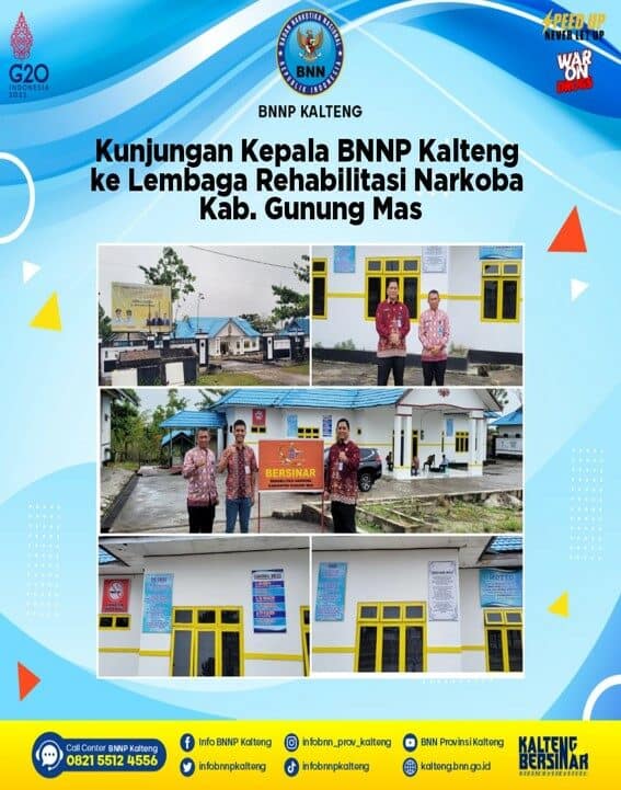 Kegiatan Kunjungan Kepala BNNP Kalteng Ke Lembaga Rehabilitasi Narkoba Kabupaten Gunung Mas Kegiatan Kunjungan Kepala BNNP Kalteng Ke Lembaga Rehabilitasi Narkoba Kabupaten Gunung Mas