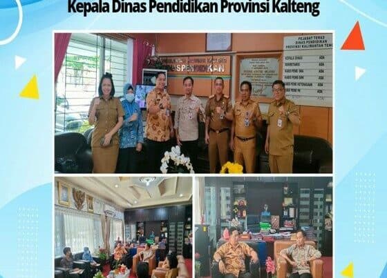 Kepala BNNP Kalimantan Tengah Tingkatkan Sinergitas Bersama Kepala Dinas Pendidikan Provinsi Kalimantan Tengah