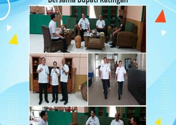 Kegiatan Kepala BNNP Kalteng Tingkatkan Sinergitas Bersama Bupati Katingan