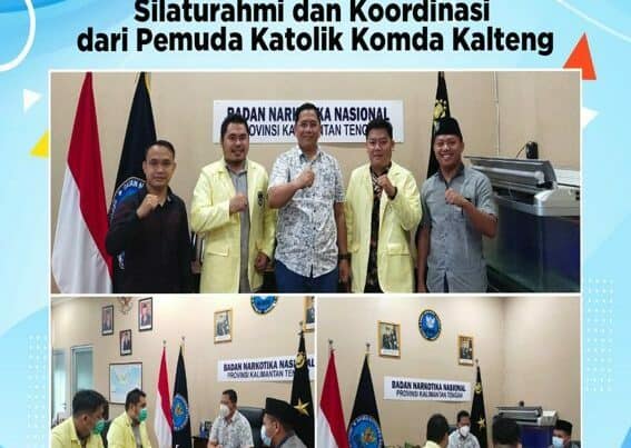 Kepala BNNP Kalteng Menerima Silaturahmi Dan Koordinasi Dari Pemuda Katolik Komda Kalteng Kepala BNNP Kalteng Menerima Silaturahmi Dan Koordinasi Dari Pemuda Katolik Komda Kalteng