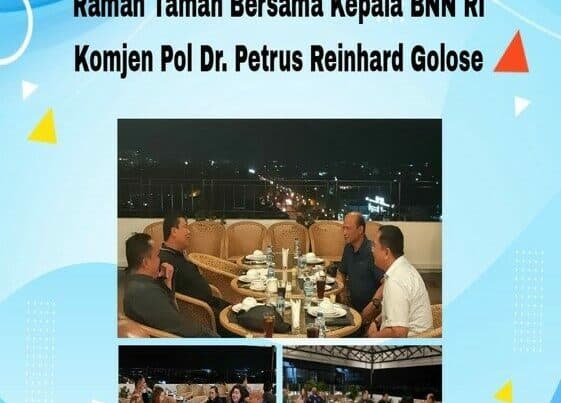 Kegiatan Ramah Tamah Bersama Kepala BNN RI Komjen Pol Dr. Petrus Reinhard Golose