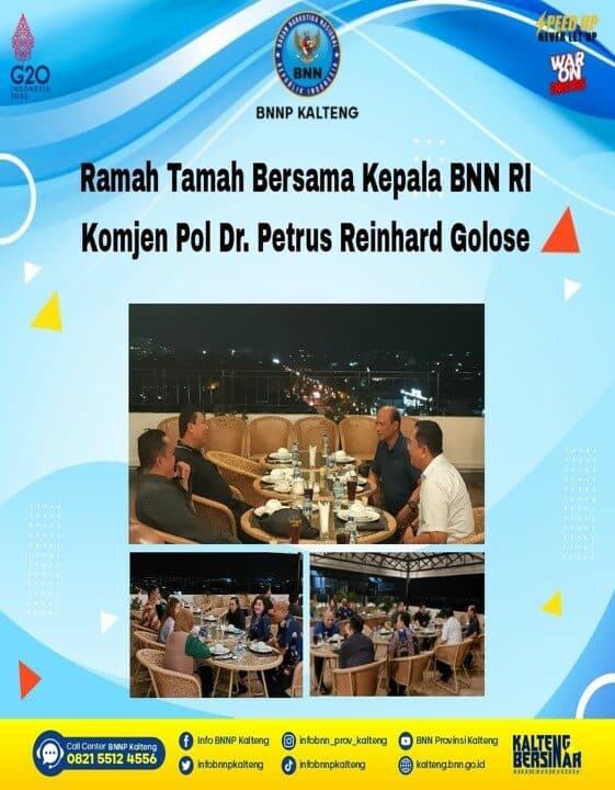Kegiatan Ramah Tamah Bersama Kepala BNN RI Komjen Pol Dr. Petrus Reinhard Golose Kegiatan Ramah Tamah Bersama Kepala BNN RI Komjen Pol Dr. Petrus Reinhard Golose