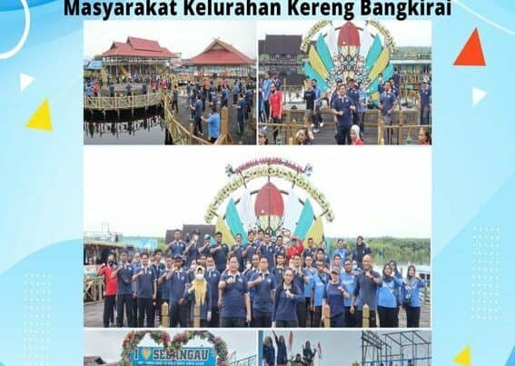 Senam War On Drugs Bersama Masyarakat Kelurahan Kereng Bangkirai