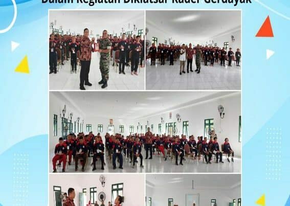 Kepala BNNP Kalteng Menjadi Narasumber Dalam Kegiatan Diklatsar Kader Gerdayak