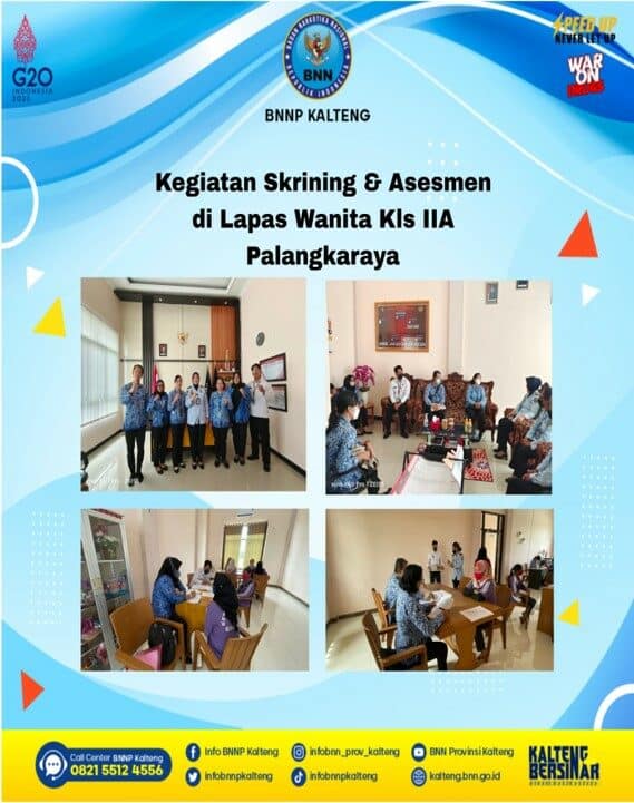 Skrining Dan Asesmen Bagi Warga Binaan Pemasyarakatan (Wbp) Di Lapas Wanita Kelas IIA Palangkaraya Skrining Dan Asesmen Bagi Warga Binaan Pemasyarakatan (Wbp) Di Lapas Wanita Kelas IIA Palangkaraya