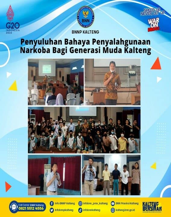 Penyuluhan Bahaya Penyalahgunaan Narkoba Bagi Generasi Muda Kalteng Penyuluhan Bahaya Penyalahgunaan Narkoba Bagi Generasi Muda Kalteng