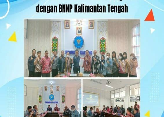 Audiensi dan Konsultasi BNK Pulang Pisau Dengan BNNP Kalimantan Tengah