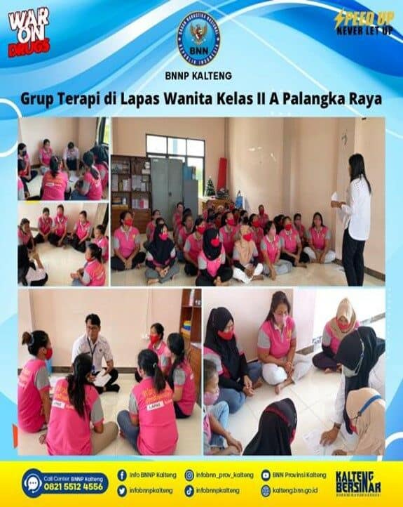 Layanan Rehabilitasi Berupa Grup Terapi di Lapas Wanita Kelas II A Palangka Raya Layanan Rehabilitasi Berupa Grup Terapi di Lapas Wanita Kelas II A Palangka Raya