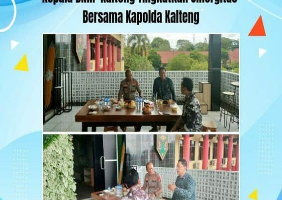 Kepala BNNP Kalteng Tingkatkan Sinergitas Bersama Kapolda Kalteng