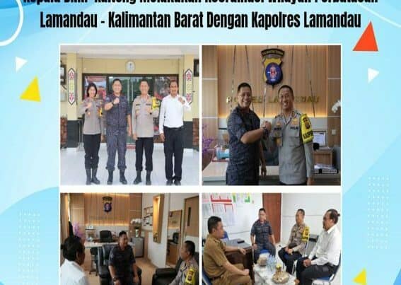 Kepala BNNP Kalteng Melakukan Koordinasi Wilayah Perbatasan Lamandau – Kalimantan Barat Dengan Kapolres Lamandau