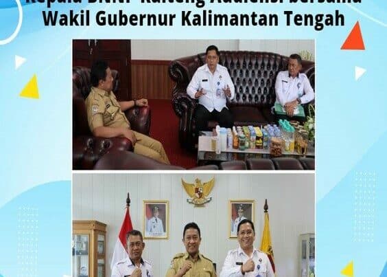 Kepala BNNP Kalteng Audiensi Bersama Wakil Gubernur Kalteng