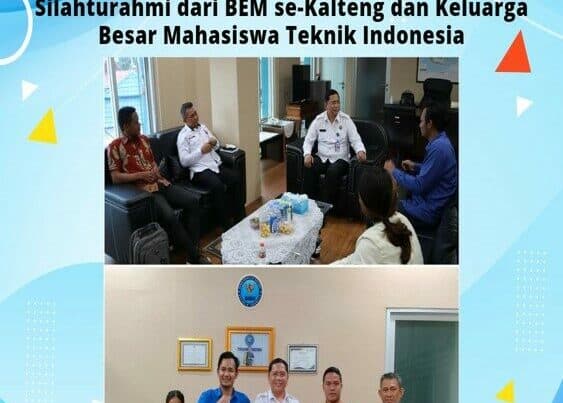 Kepala BNNP Kalteng Menerima Kunjungan Dan Silahturahmi Dari Bem Se-kalteng Dan Keluarga Besar Mahasiswa Teknik Indonesia