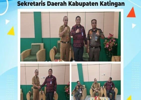 Kepala BNNP Kalteng Audiensi Bersama Sekretaris Daerah Kabupaten Katingan