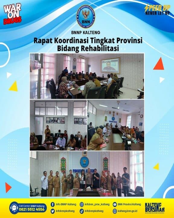 Rapat Koordinasi Tingkat Provinsi Bidang Rehabilitasi BNNP Kalteng Rapat Koordinasi Tingkat Provinsi Bidang Rehabilitasi BNNP Kalteng