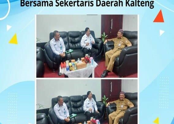 Kepala BNNP Kalteng Audiensi Bersama Sekda Provinsi Kalteng