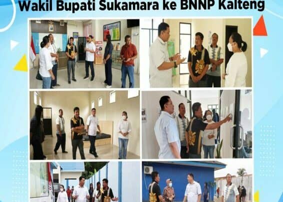 Kunjungan Kerja dan Silaturahmi Wakil Bupati Sukamara Ke BNNP Kalimantan Tengah