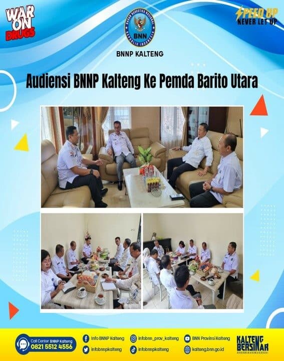 Audiensi BNNP Kalteng ke Pemda Barito Utara Audiensi BNNP Kalteng ke Pemda Barito Utara