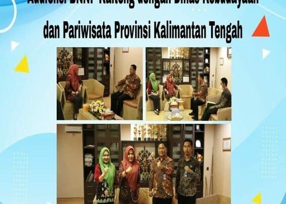 Audiensi BNNP Kalteng Dengan Dinas Kebudayaan dan Pariwisata Provinsi Kalimantan Tengah