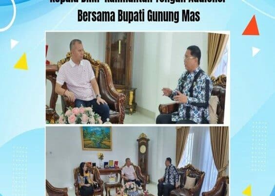 Kepala BNNP Kalteng Audiensi Bersama Bupati Gunung Mas