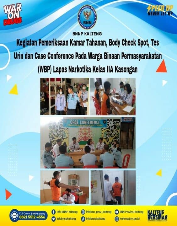 Pemeriksaan Kamar Tahanan, Body Check Spot, Tes Urin Dan Case Conference Pada Warga Binaan Permasyarakatan (WBP) Lapas Narkotika Kelas IIa Kasongan Pemeriksaan Kamar Tahanan, Body Check Spot, Tes Urin Dan Case Conference Pada Warga Binaan Permasyarakatan (WBP) Lapas Narkotika Kelas IIa Kasongan