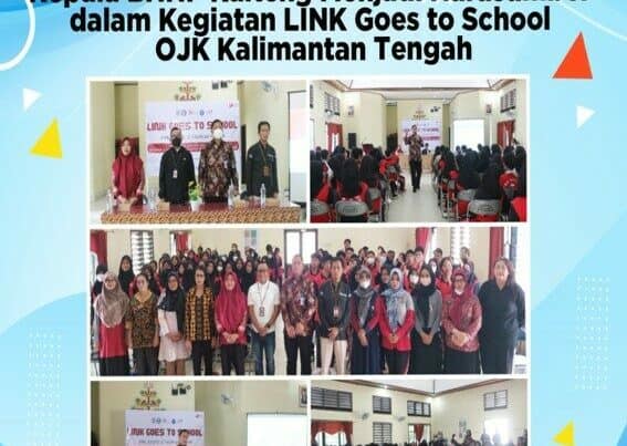 Kepala BNNP Kalteng Menjadi Narasumber Dalam Kegiatan Link Goes To School OJK Kalimantan Tengah