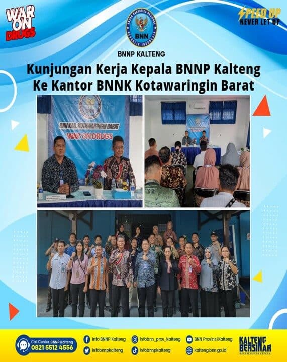 Kunjungan Kerja Kepala BNNP Kalteng Ke Kantor BNNK Kotawaringin Barat Kunjungan Kerja Kepala BNNP Kalteng Ke Kantor BNNK Kotawaringin Barat