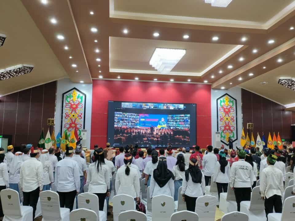 47.670 Warga Kalteng Jadi Bagian dari 3,6 Juta Peserta Pemecahan Rekor MURI Gema Anti Narkoba