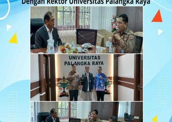 Kepala BNNP Kalteng Audiensi dengan Rektor Universitas Palangka Raya