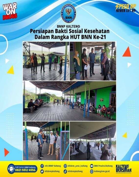 Persiapan Bakti Sosial Kesehatan Dalam Rangka Hut BNN Ke-21 Persiapan Bakti Sosial Kesehatan Dalam Rangka Hut BNN Ke-21