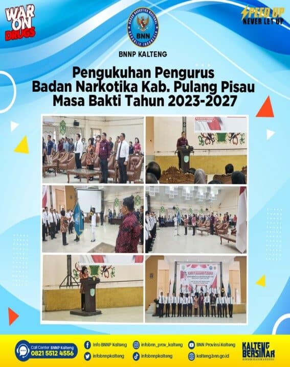 Pengukuhan Pengurus Badan Narkotika Kabupaten Pulang Pisau Masa Bakti Tahun 2023-2027 Pengukuhan Pengurus Badan Narkotika Kabupaten Pulang Pisau Masa Bakti Tahun 2023-2027