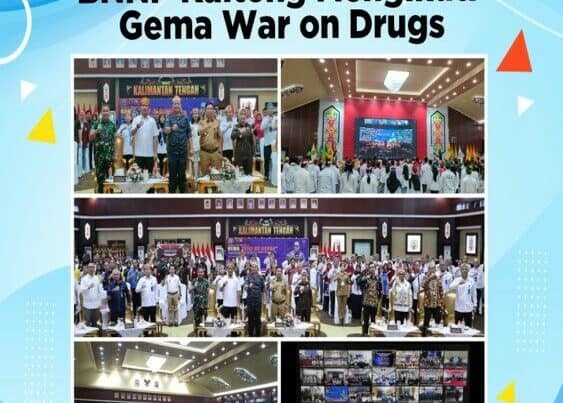 BNNP Kalteng Mengikuti Gema War On Drugs BNNP Kalteng Mengikuti Gema War On Drugs