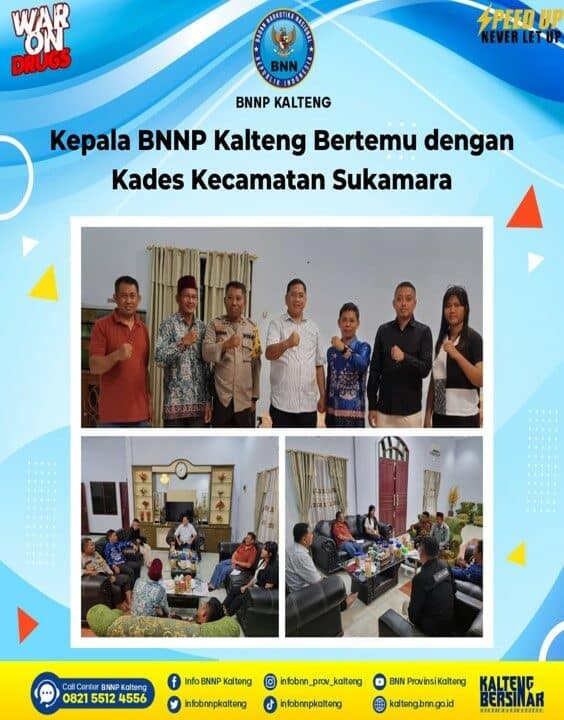 Kepala BNNP Kalteng Bertemu dengan Kades Kecamatan Sukamara