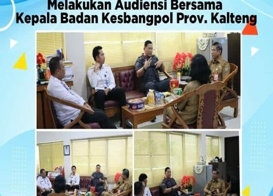 Kepala BNNP Kalteng Melakukan Audiensi Bersama Kepala Badan Kesbangpol Provinsi Kalimantan Tengah Kepala BNNP Kalteng Melakukan Audiensi Bersama Kepala Badan Kesbangpol Provinsi Kalimantan Tengah